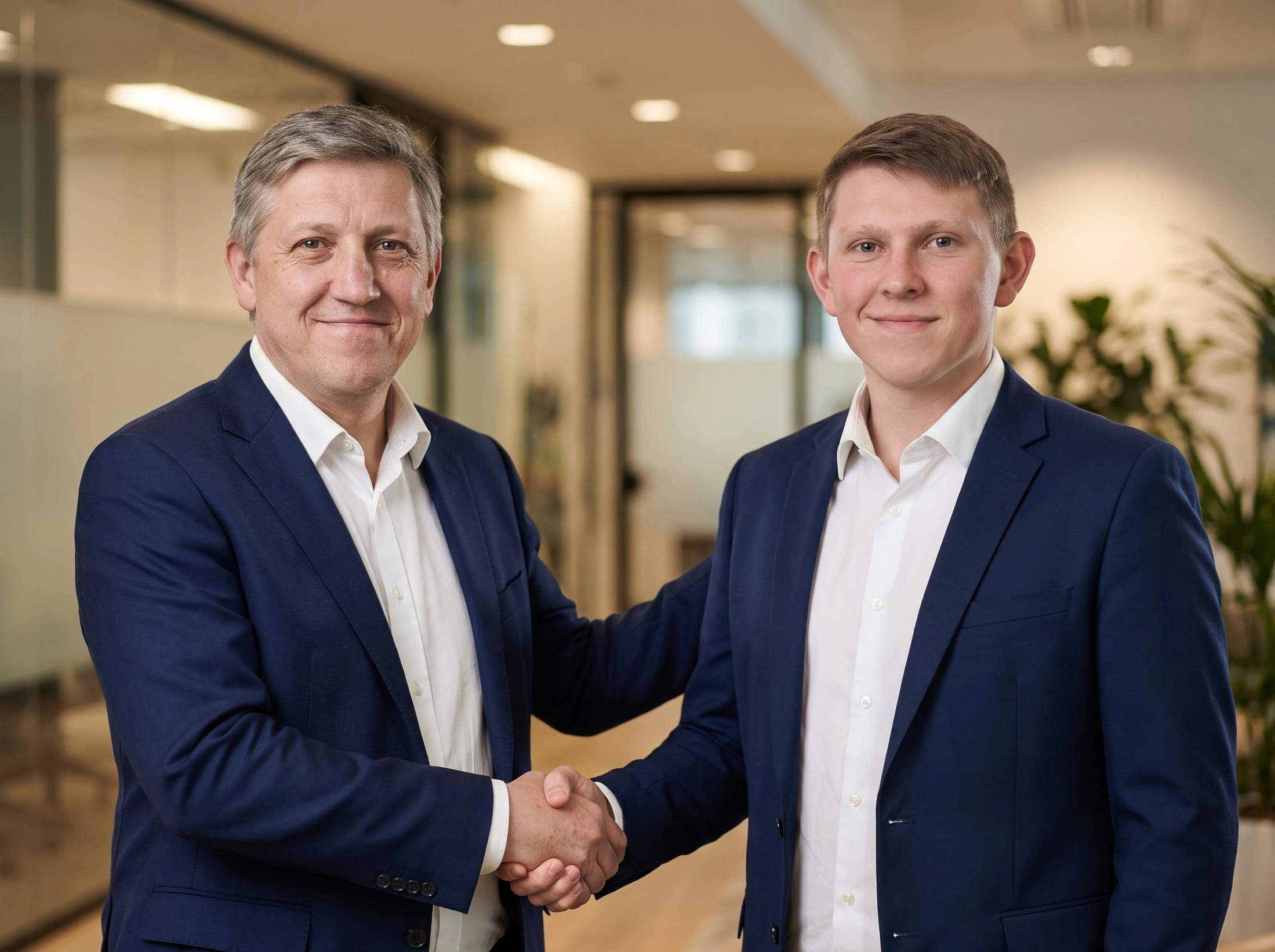 Dwa pokolenia w firmie AXEL FHU - Jacek i Jakub Karmańscy